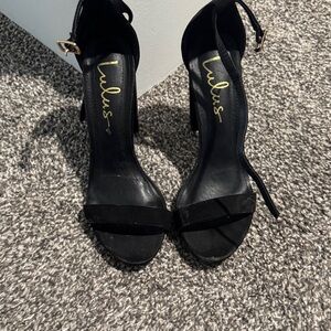 Lulu's Elegant Black Heels